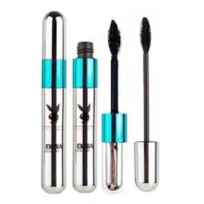Máscara de Cílios 2 em 1 Extra Volume Playboy PRO - Preto