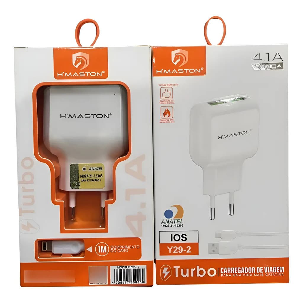 Carregador Turbo Hmaston Para iPhone  iPhone 7 8 Xr 11 12 13
