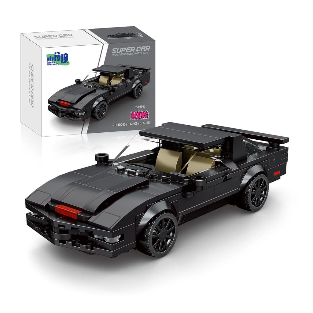 Modelo de Carro de Corrida da Série JD, Blocos de Construção de Partículas Pequenas, Brinquedo para Presente