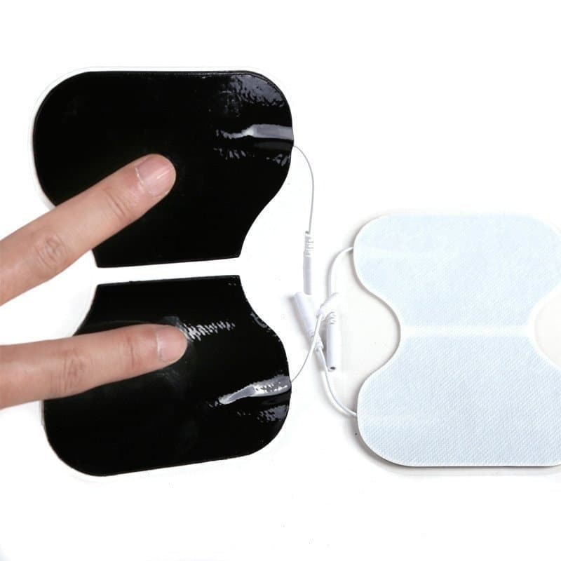 Eletrodos autoadesivos reutilizáveis de 2mm, adequados para dispositivos TENS, usados para aplicação de gel de fisiotera