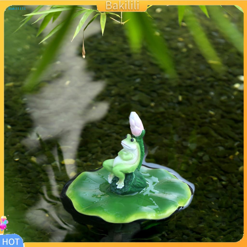 { Bakilili } Ornamentos De Sapo Flutuantes Para Lagoas Enfeites De Jardim Decoração De Pátio Ornamento De Lagoa Flutuant