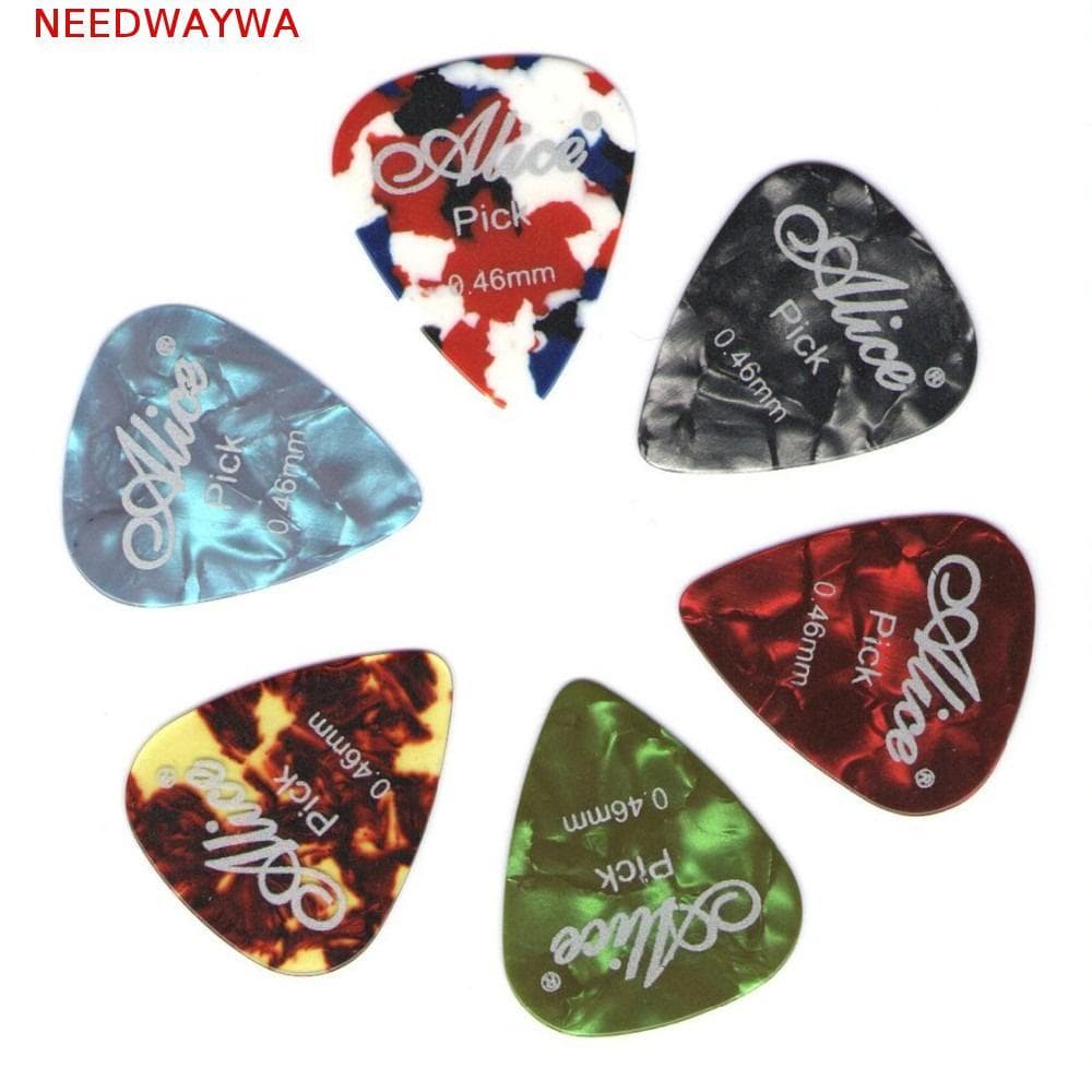 NEEDWAYWA 5 Peças De Palhetas De Celulóide Coloridas , Palheta De Guitarra Aleatória De Cor Mista