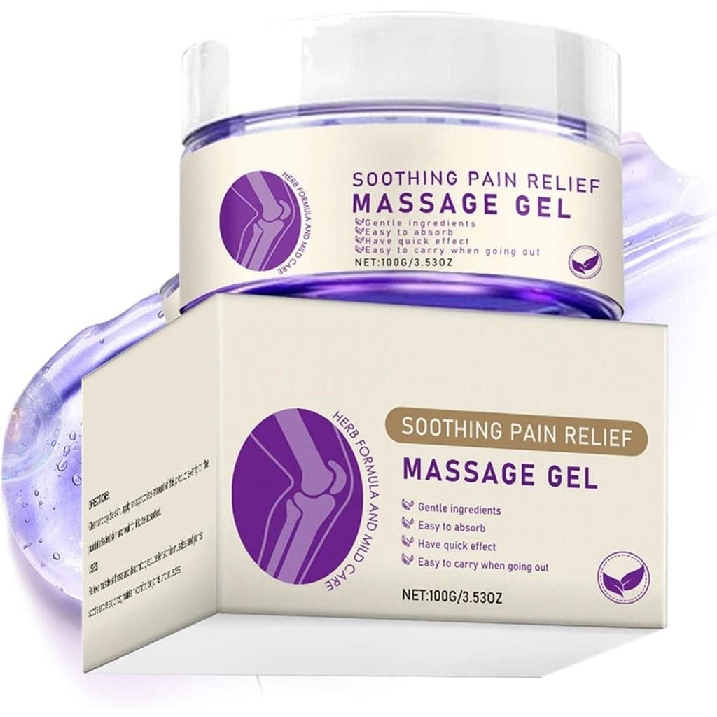 Gel de Massagem para Alívio da Dor da Artrite com 100g de Cúrcuma e Óleo de Emu, Óleo de Massagem Profissional com Cúrcu