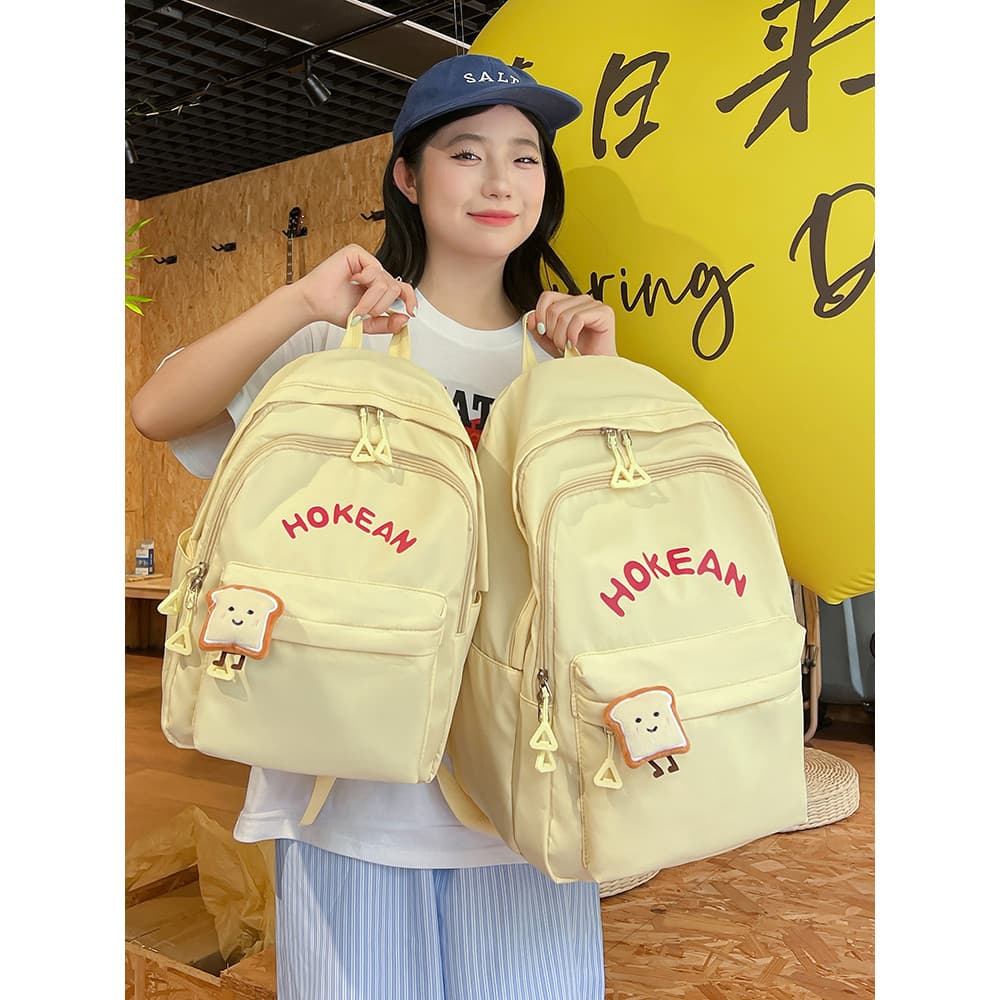 Estilo japonês ins estilo macio menina bonito jovem mochila tamanho pequeno estudante universitário leve mamãe saco moch