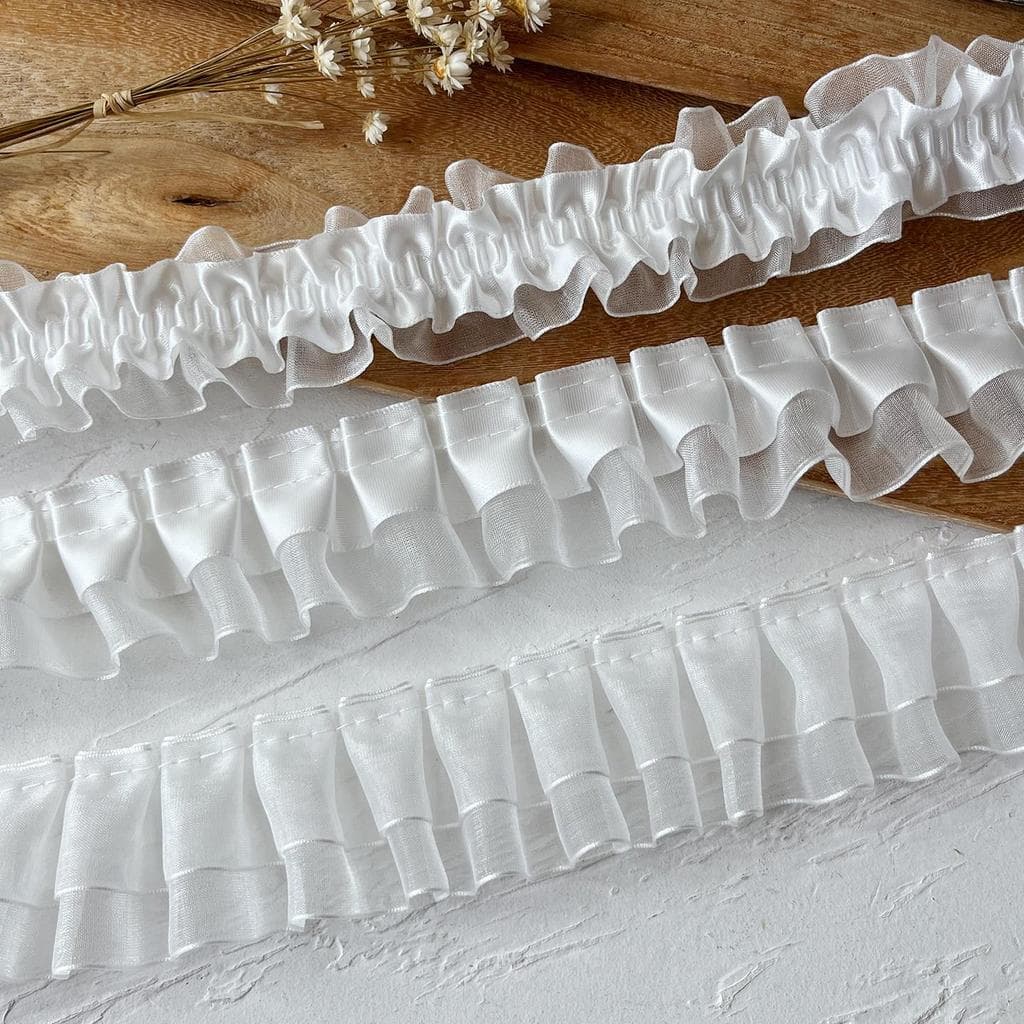 Renda artesanal High-End acessórios saco de dor diy Material decorativo roupas de bebê fita babados plissado suporte ven