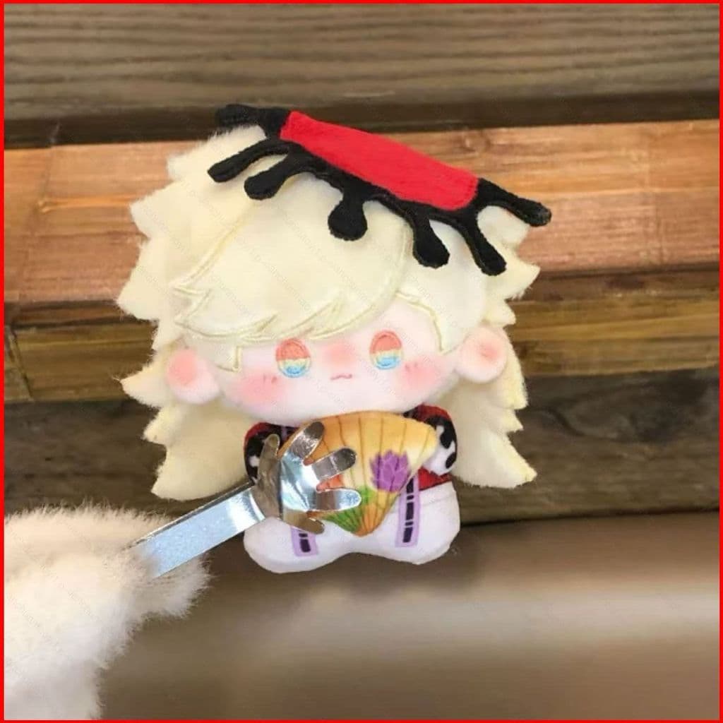 DC1 Demon Slayer : Kimetsu no Yaiba Tokitou Muichirou Douma Plushie Bonito Chibi Boneca De Pelúcia Bolsa Charme