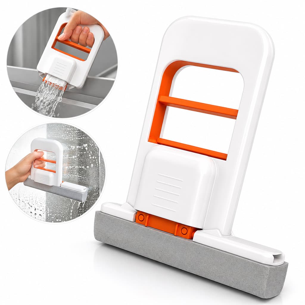 Mini Rodo Mágico Portátil com Esponja - Limpeza Versátil e sem Esforço Mini Mop