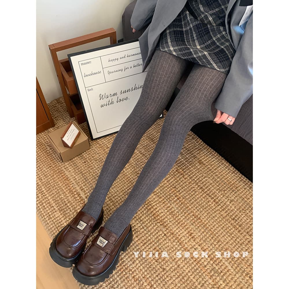 Cânhamo cinza meias femininas primavera Leggings finas meia-calça coreia miu desossado meia-calça influenciador mais mag