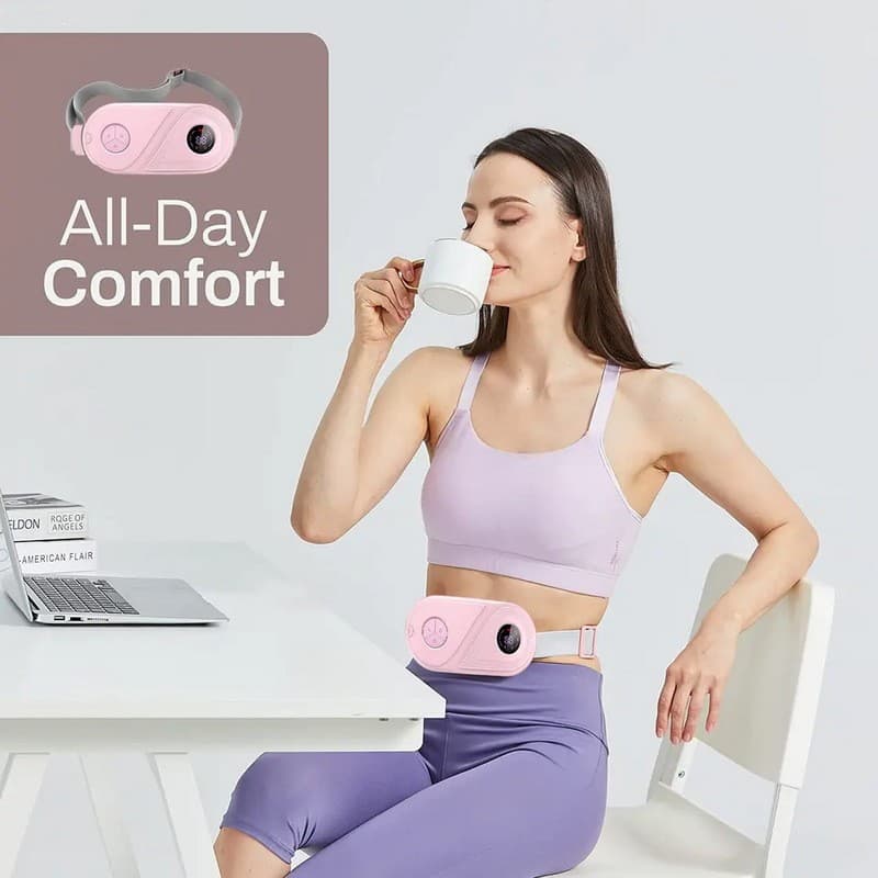 Cinta térmica mais vendida internacionalmente para mulheres, uma ferramenta mágica para dores de estômago e menstruais,