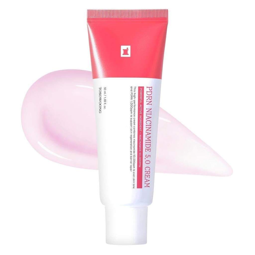 Creme TOSOWOONG PDRN Niacinamida 5.0, Niacinamida 5% Removedor de Manchas Escuras para o Rosto, Cuidado com Hiperpigment