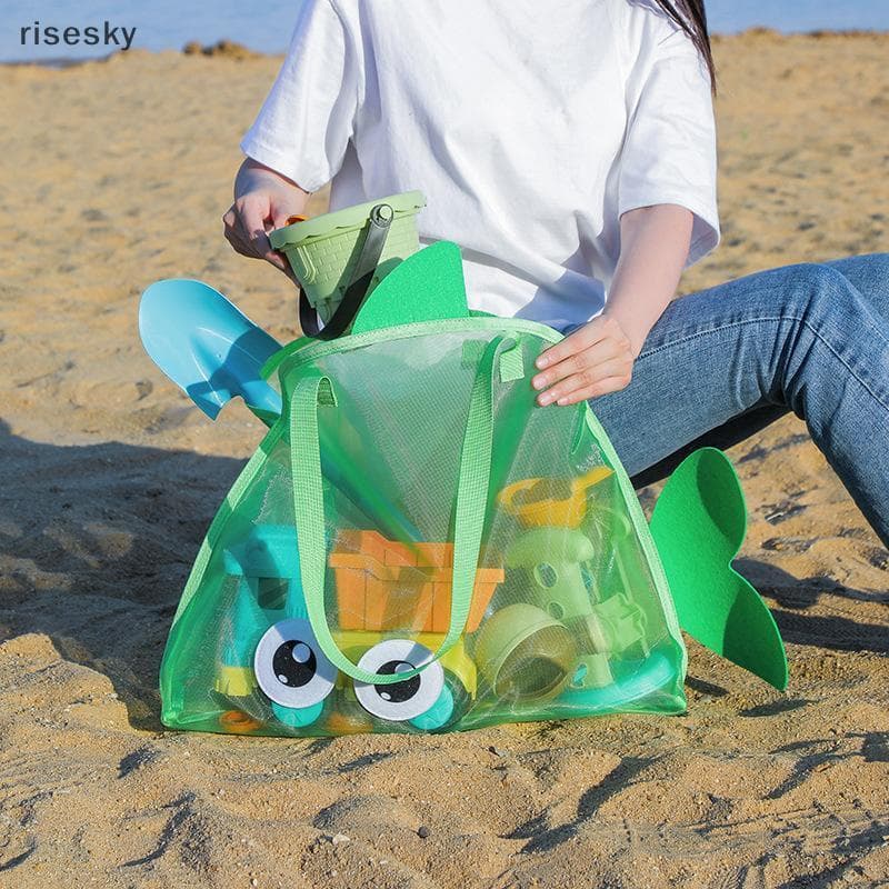 Verão Nova Viagem Praia Saco De Armazenamento De Brinquedos Dos Desenhos Animados Das Crianças Maiô Grande Olho Portátil