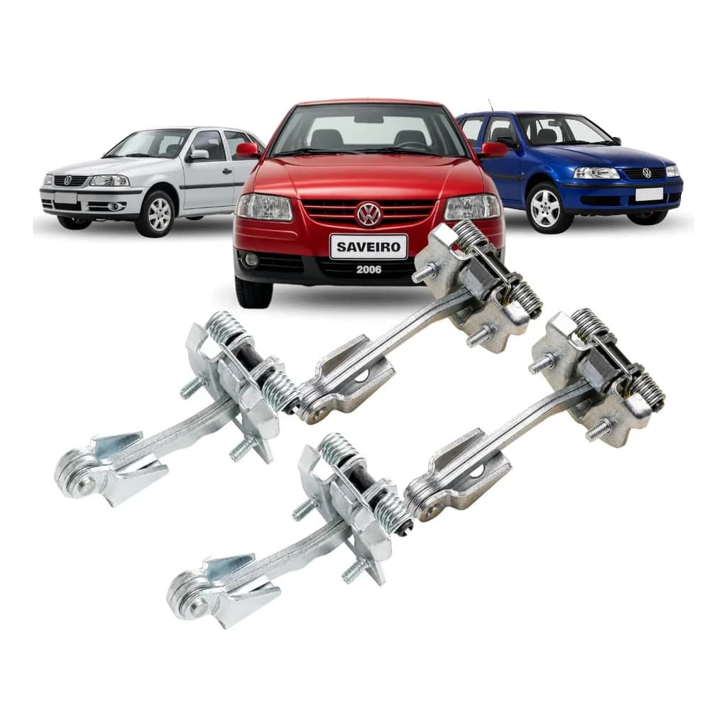 Kit 4 Limitador Porta Gol Parati G3 G4 2000 A 2013 2014 2015