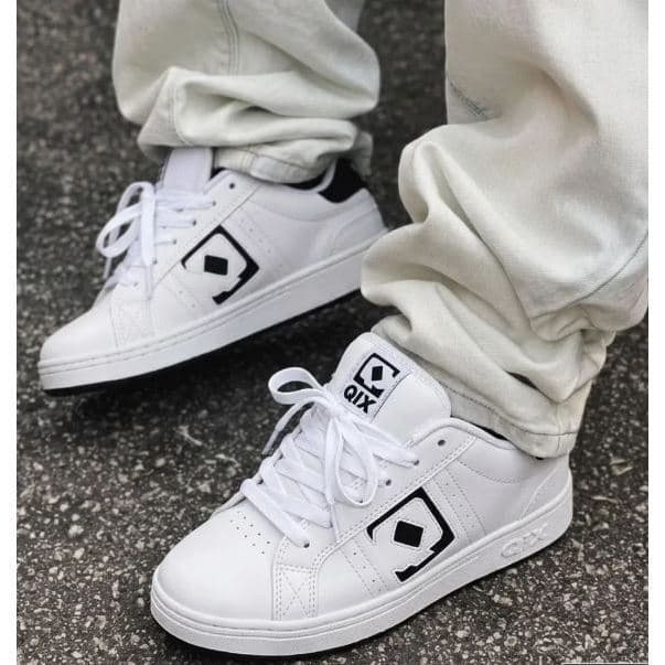 Tênis Masculino Black Qix Skatista Combate 90s Linha Premium OUTLETPOWER