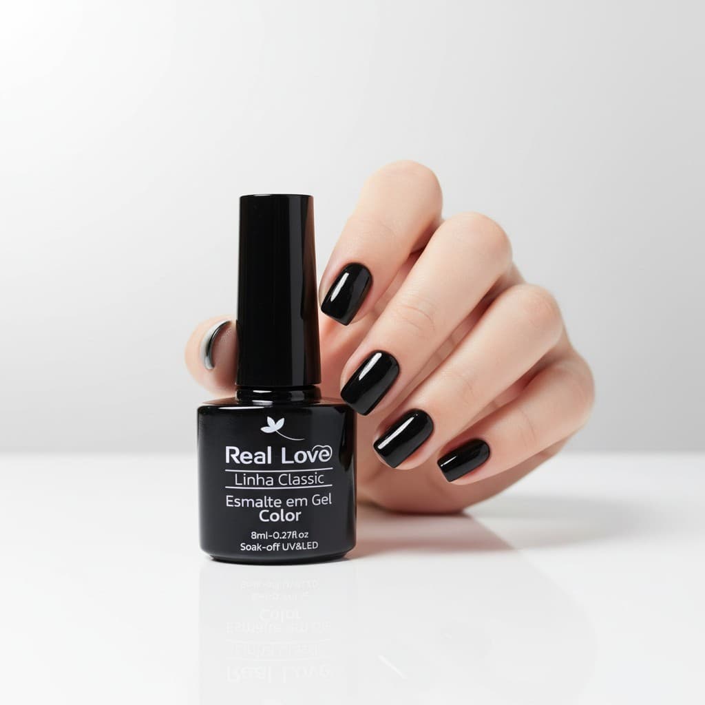 Esmalte em Gel 8ml Linha Classic Real Love – Brilho Intenso e Alta Durabilidade N-51
