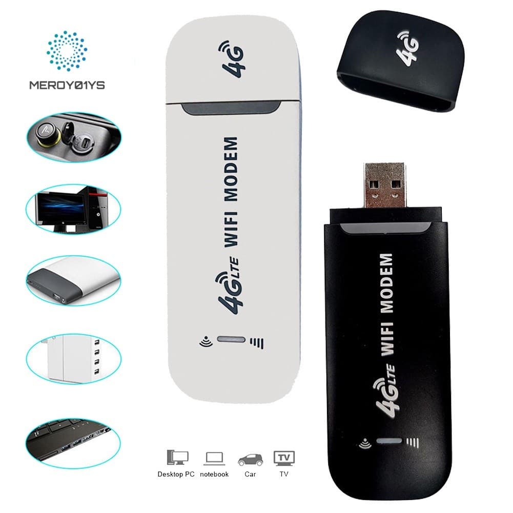 Roteador Portátil 4G Sem Fio WiFi 4G LTE USB Modem 150Mbps Adaptador De Rede Desbloqueado Para Placa De , Notebook