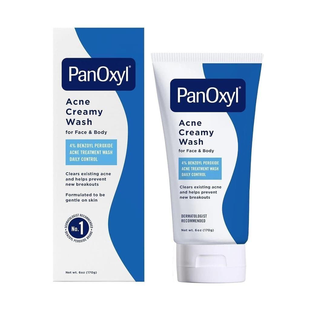Sabonete Facial Antibacteriano Anti-Acne PANOK, Contém 4% de Peróxido de Benzoíla, 6 onças 3XGS SJZ0