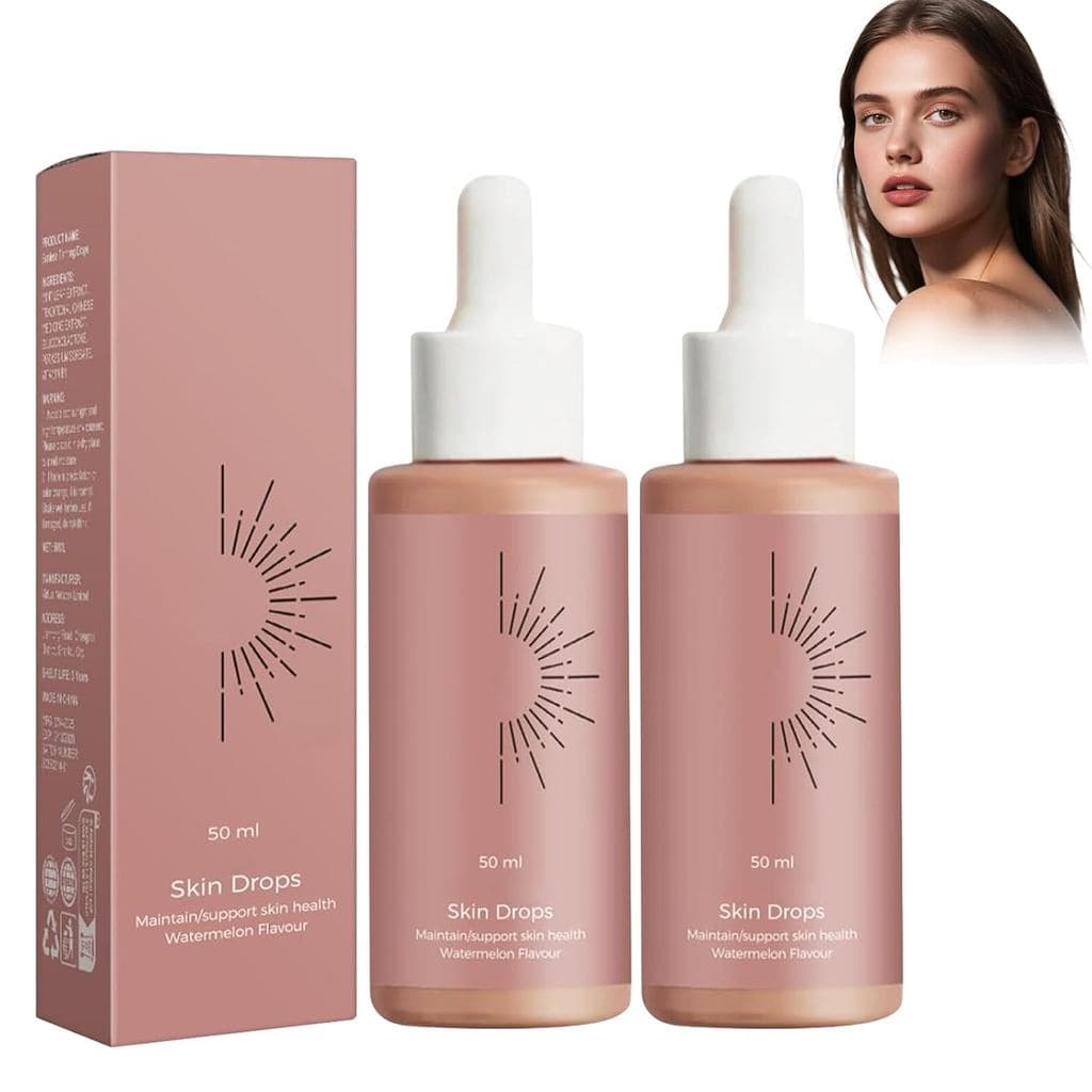 Gotas de Bronzeamento Sem Sol para Beber, Gotas de Bronzeamento Sem Sol Bebíveis, Bronzeador Hidratante para Rosto e Cor