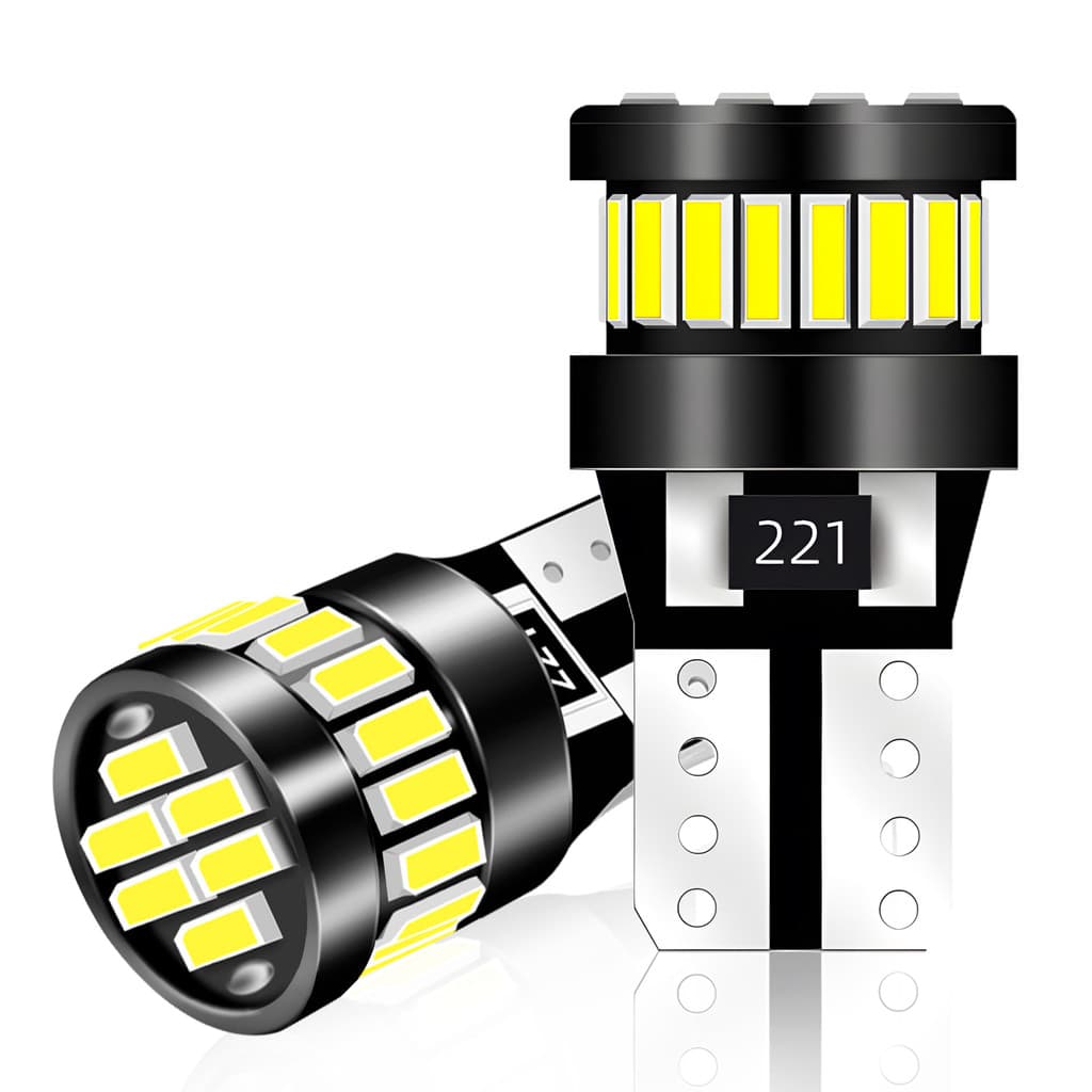2/4 Pcs T10 W5W 194 168 175 2825 24LED Lâmpadas Interior Do Carro Leitura Luz Da Placa De Licença Lâmpada De Substituiçã