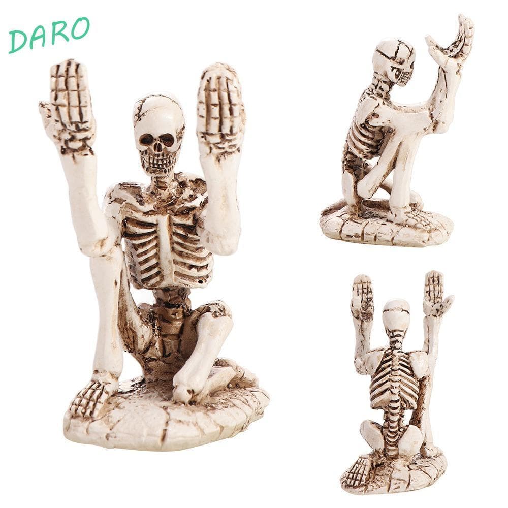 Suporte De Caneta De Caveira DARO , Pincel De Maquiagem De Esqueleto Criativo Escova De Dentes Durável Portátil Realista