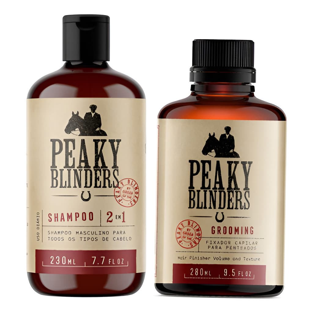 Kit Shampoo 2 Em 1 + Grooming Peaky Blinders Don Alcides