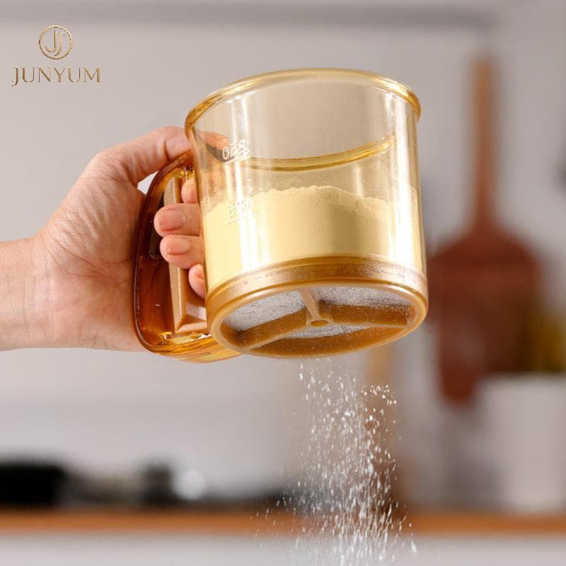 Junyuem Prensa Manual Semiautomática , Peneira De Farinha Transparente Cozimento De Cozinha , Malha Fina Para Lisa , Pre