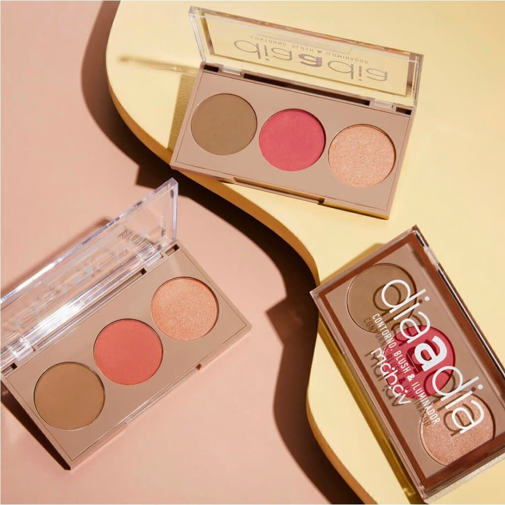 KIT TRIO MAHAV DIA A DIA – CONTORNO + BLUSH + ILUMINADOR