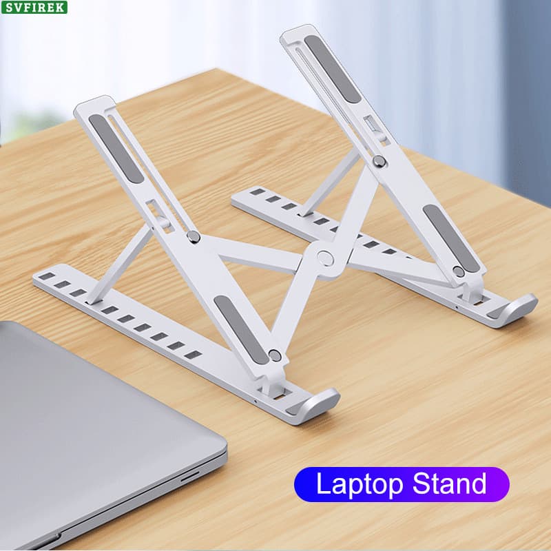 Suporte Dobrável Ajustável Para Laptop ABS Silicone De Resfriamento Antiderrapante 10 Níveis De Ajuste De Ângulo Portáti