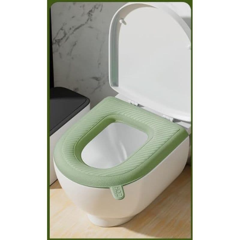 ASEANAO Four Seasons Universal EVA Assento Sanitário De Alta Espuma Almofada De Vaso À Prova D'água Sem Lavagem (Verde)