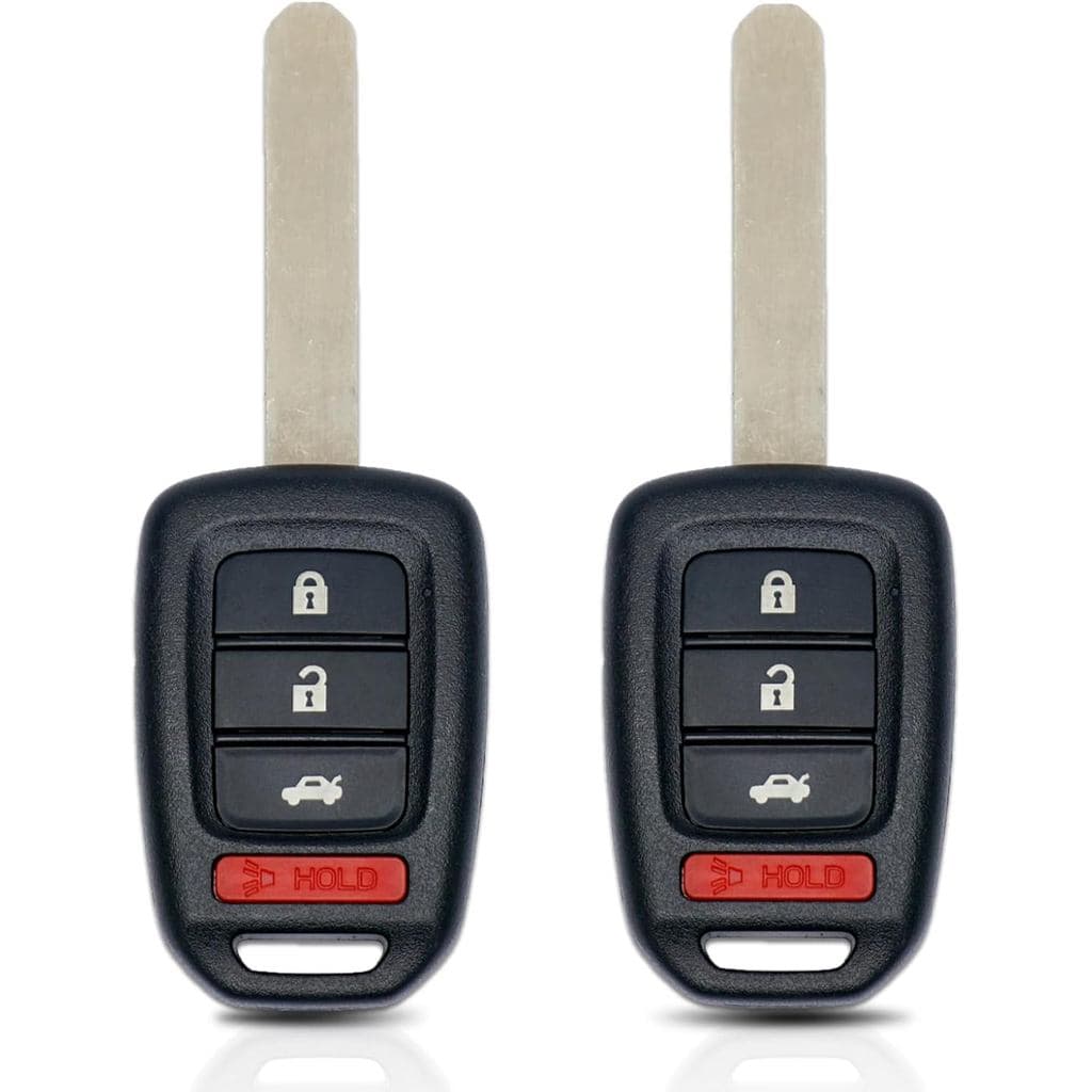 Chave de Substituição Compatível com Honda Accord 2013 2014 2015/ Honda Civic 2014-2015, Controle Remoto de Entrada Sem