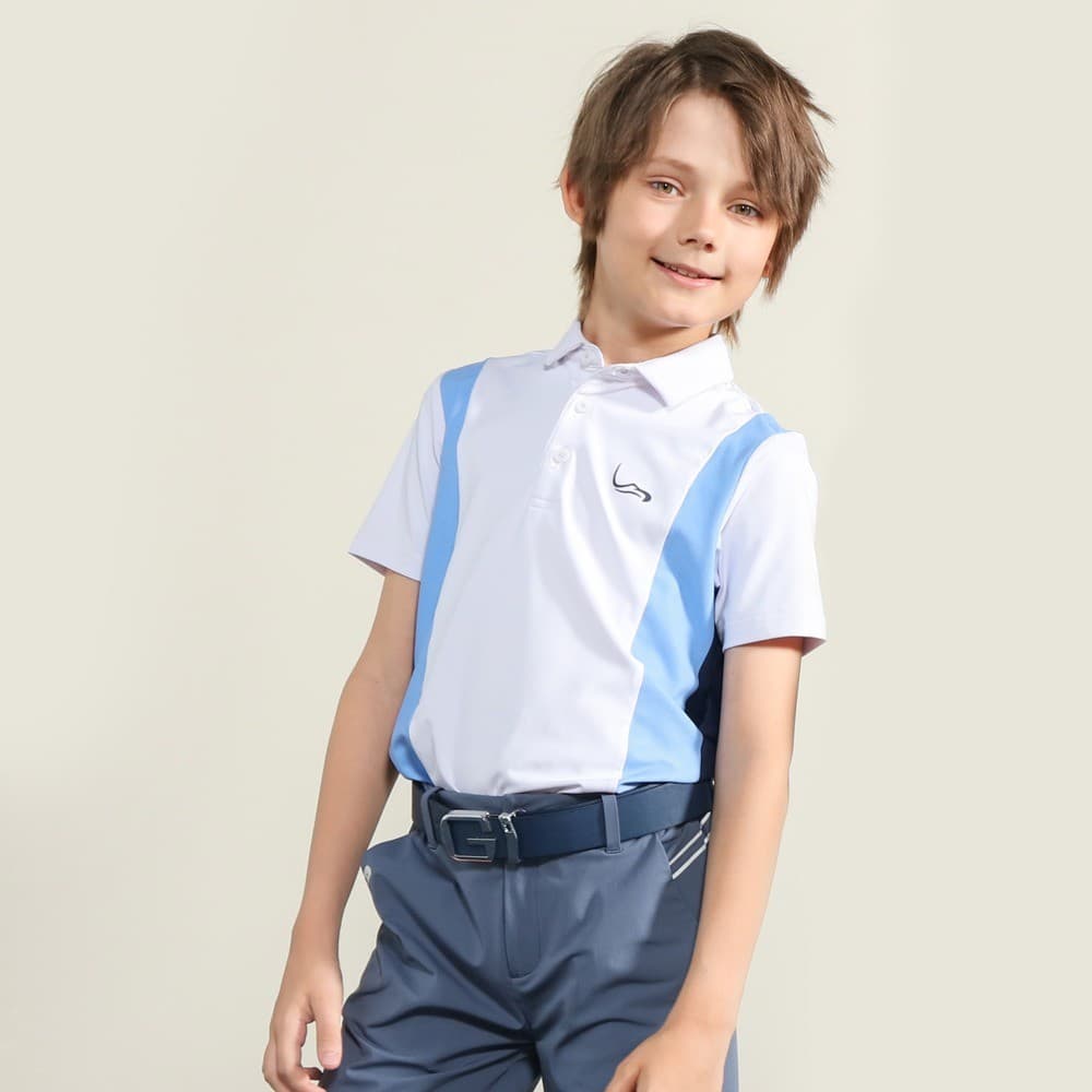 EAGEGOF roupas de golfe infantis meninos camiseta de manga curta verão novo estilo juventude roupas superiores roupas in