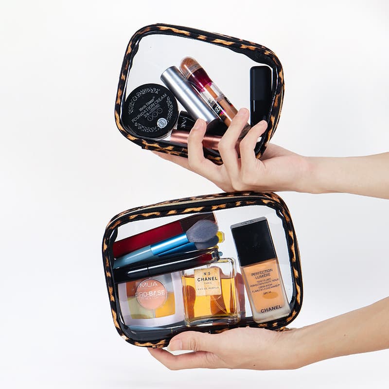 Estoque de fábrica disponível para e-commerce transfronteiriço: bolsa de maquiagem portátil de grande capacidade para vi