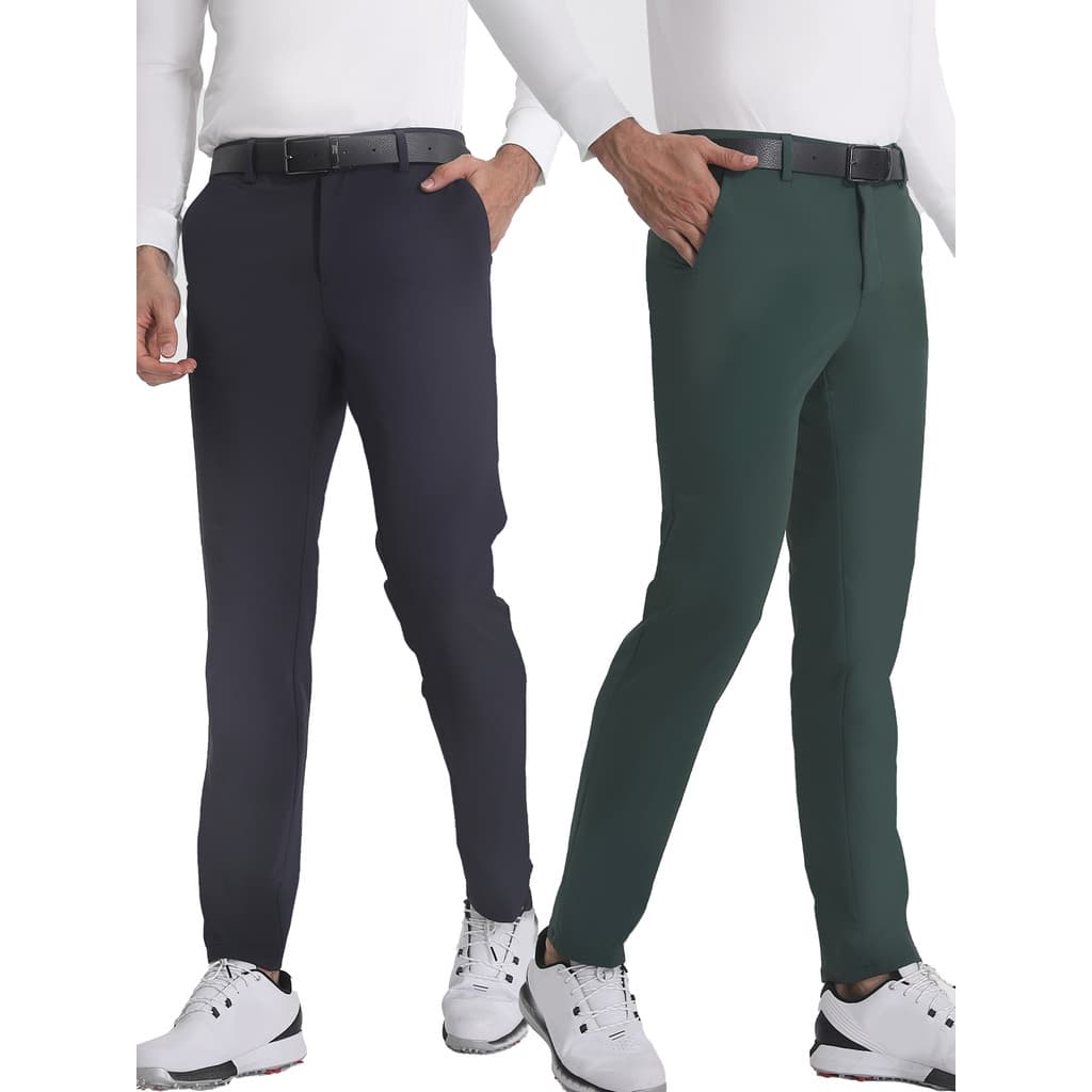 Novo estilo outono calças de golfe masculino fino-ajuste elástico em linha reta calças de bola esportiva calças de golfe