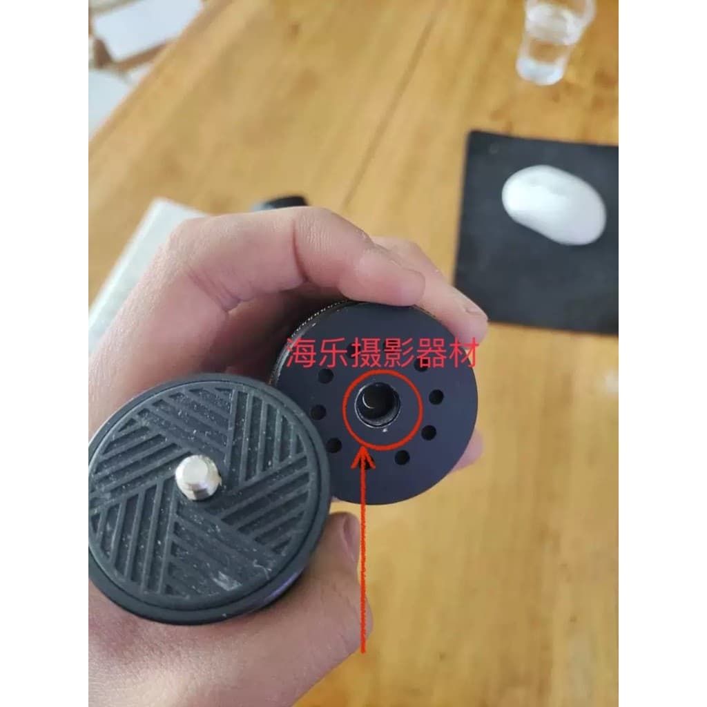 Adaptador estabilizador parafuso porca tripé Zhiyun DJI garra mágica Yunhe Weibi 1/4 giro mútua 3/8