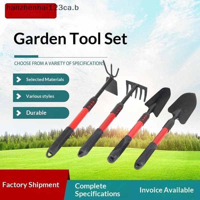 HAN Multi-Função Jardinagem Pá Enxada Ancinho 5 Dentes Design Conforto Aperto Lidar Com Ferramenta De Jardim Portátil Pa