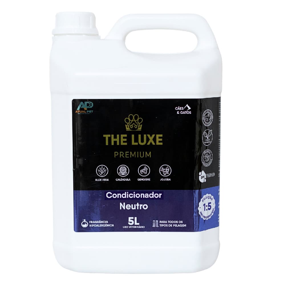 Condicionador The Luxe Atual Pet Nuetro 5L Pet Shop Diluição 1:5