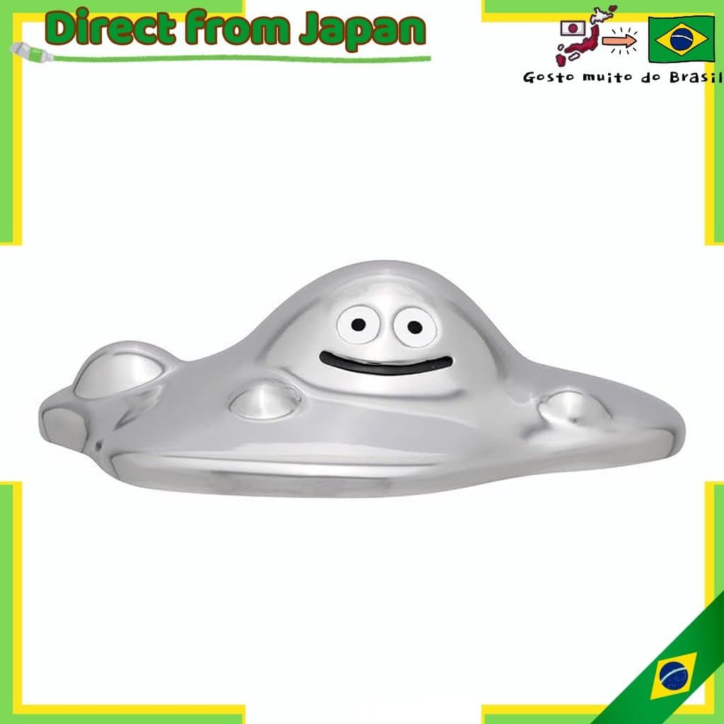【direto do Japão】 Galeria de Monstros Metálicos de Dragon Quest - Slime Metálico