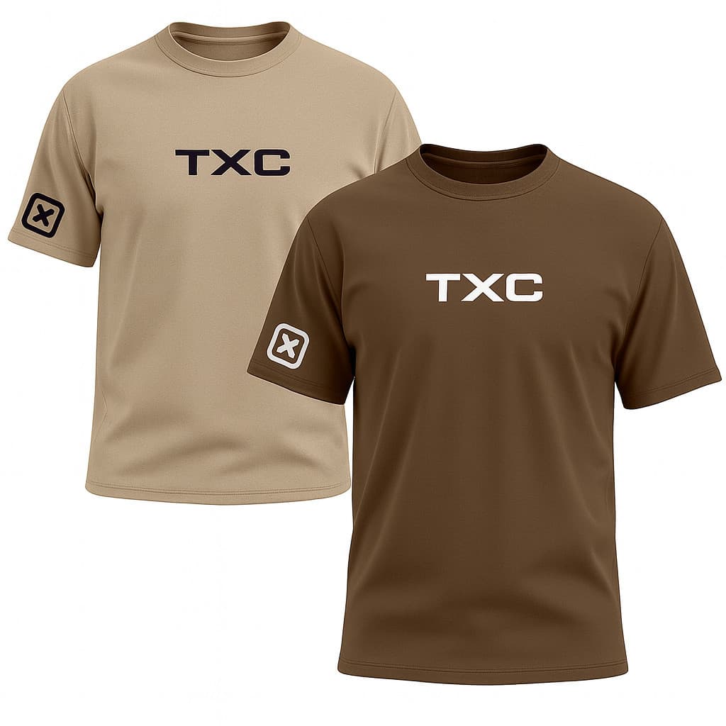 Kit 2 Camisetas Masculina TXC Country Texas Rodeio Farm 100% Algodão