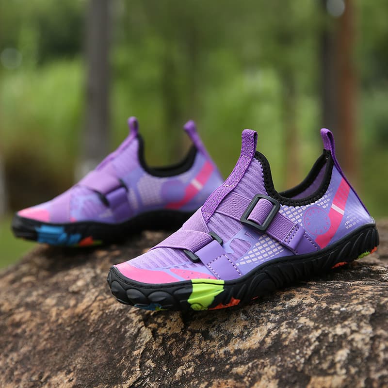 Verão crianças praia sapatos de natação vadear rio-trating sapatos femininos descalços mergulho meninas ao ar livre sapa