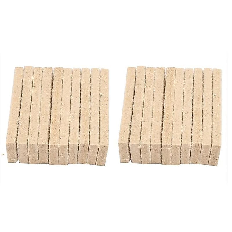 Pastilhas De Freio Para Bicicleta Ergométrica , 20 Peças , Feltro De Lã , Resistência , Almofada De Arrasto De , Peça De