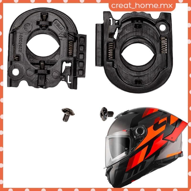[Creat_home] 2x Base De Proteção Para Viseira De Capacete Profissional Resistente Esquerda E Direita Fácil Instalação Le