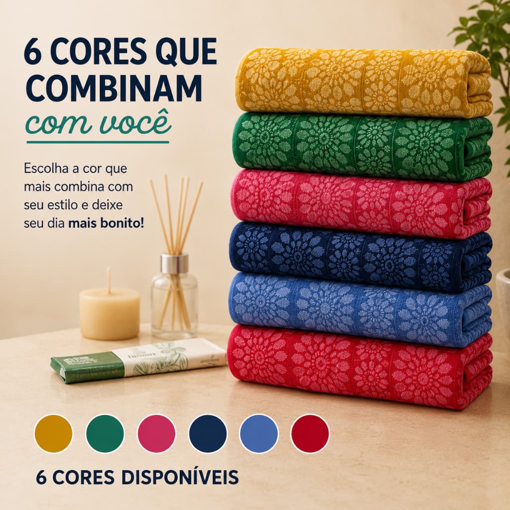Toalha grande IDee Home 140×70 cm, felpuda, bordado de qualidade, várias cores.-IDee Home