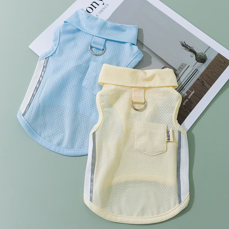 Estilo roupas para cães pode puxar roupas legais sensação legal resfriamento roupas de gato pequeno médio pequeno roupas