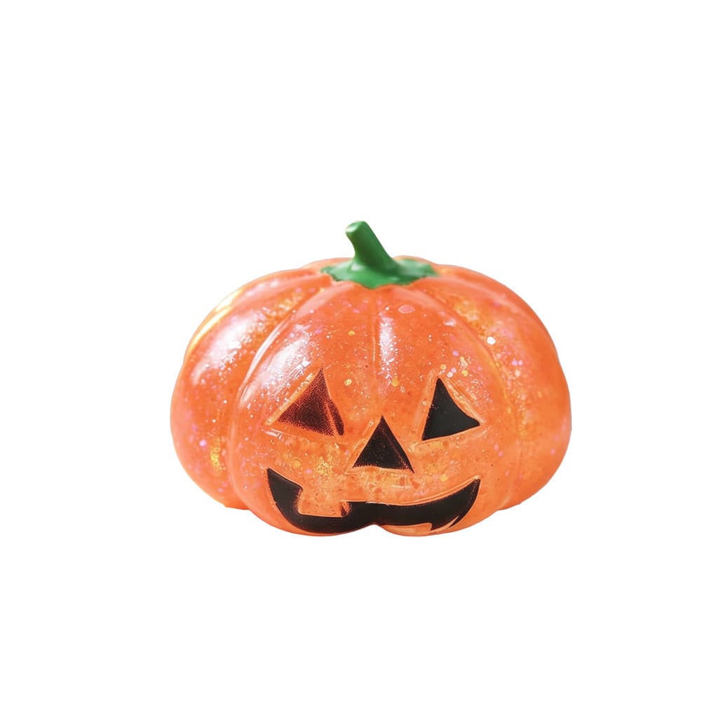 Flash Maltose abóbora macio bonito brinquedo flash pó fluindo TPR macio Halloween portátil jogar brinquedo