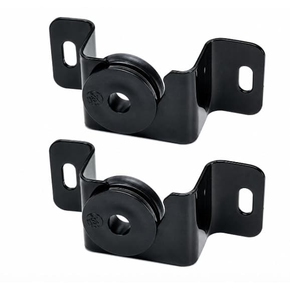 Kit 2 Suportes para TV Fixo Universal 10 a 85 Polegadas Compacto Preto para TV e Monitor