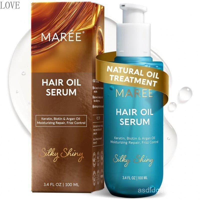 O Sérum Capilar MAREE Mushroom Oil é rico em Óleo de Argan, Queratina e Biotina, sendo adequado para cabelos secos e dan