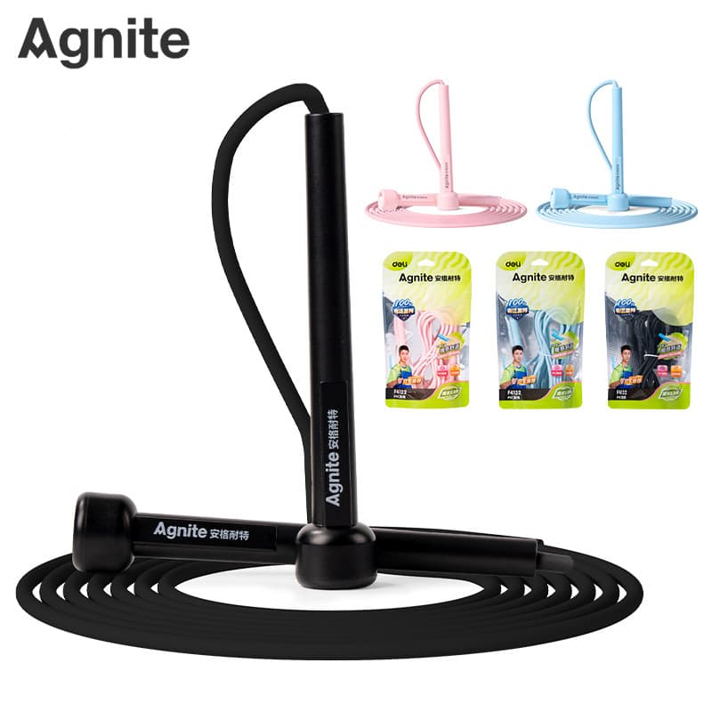 Angnet fluorescente pular corda crianças estudantes exame treinamento esportes Fitness 2.8m alça de plástico PVC pulando