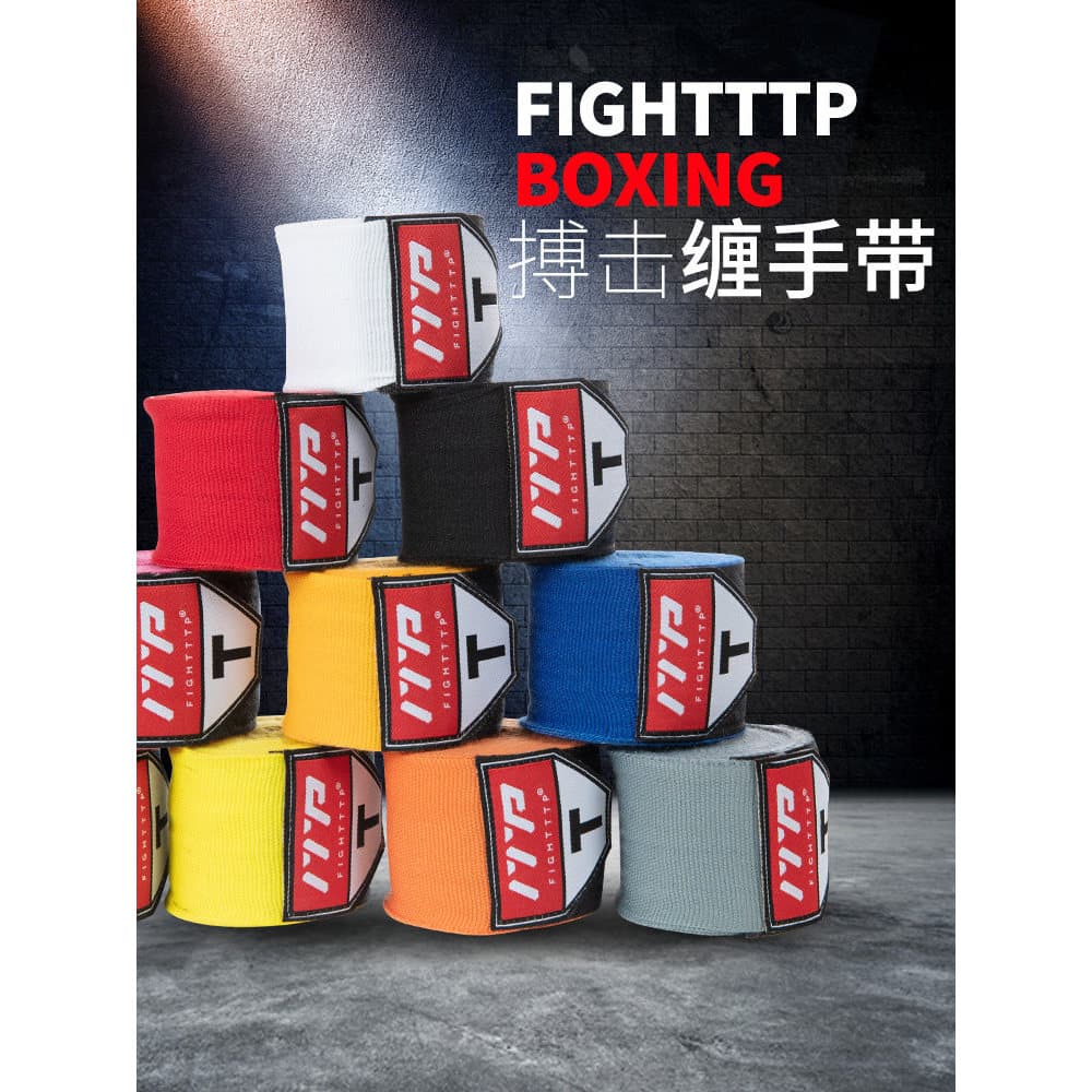 TTP 5m bandagem de boxe Sanda Muay Thai bandagem de mão das mulheres dos homens esportes bandagem de mão Micro-elástico