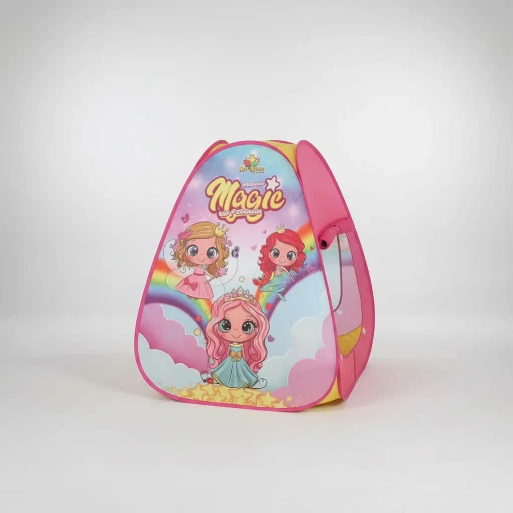 Barraca Infantil Mundo Mágico Retrátil Tenda para Brincar Casinha Dobrável Crianças Meninos Meninas Quarto Presente