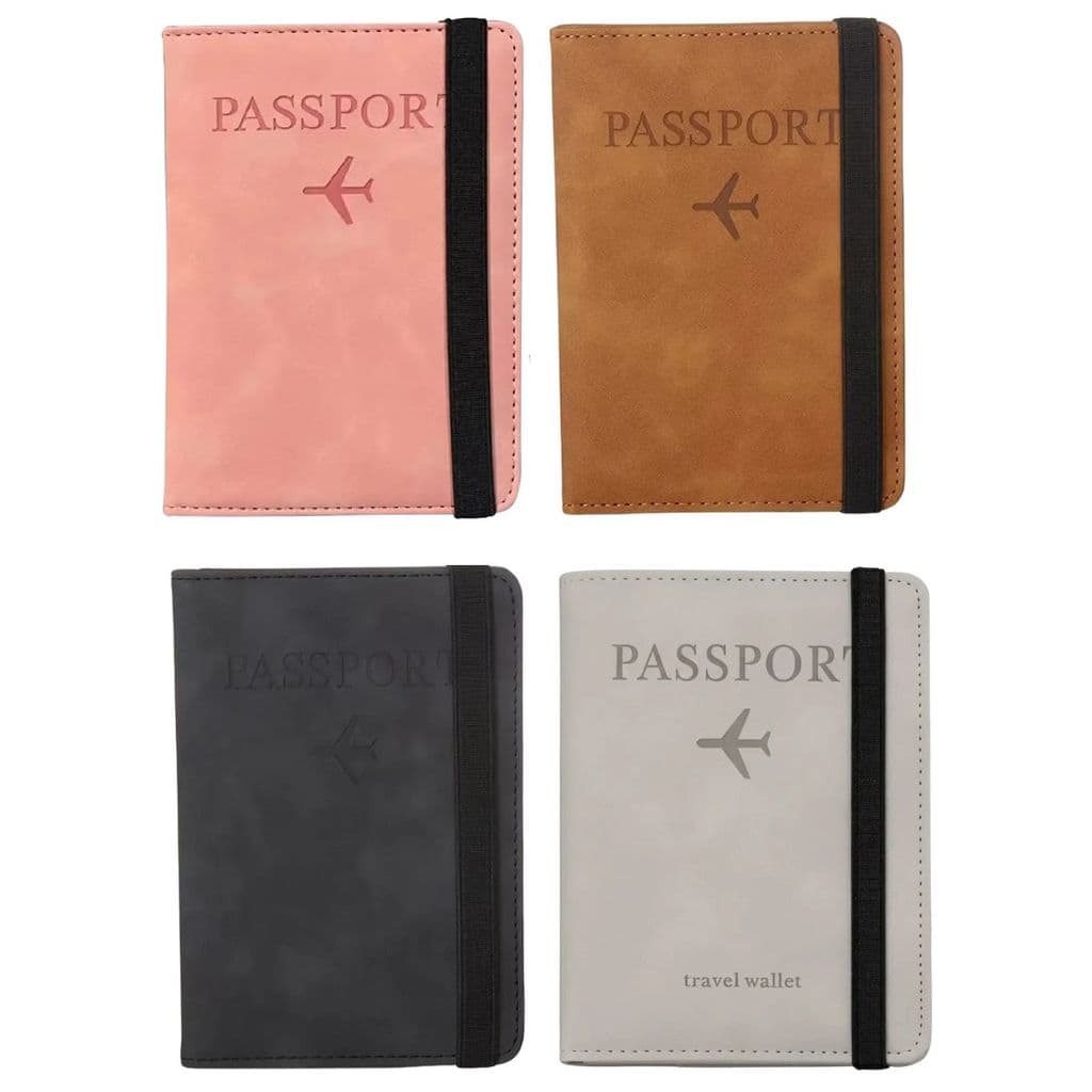 Porta Passaporte Couro Sintético Universal Viagem Capa Proteção