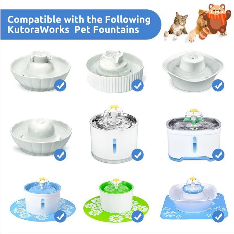 [AP] Mini Bomba De Fonte De Água Para Substituição De Animais De Estimação Submersível Cachorro Gato Bebedouro TH
